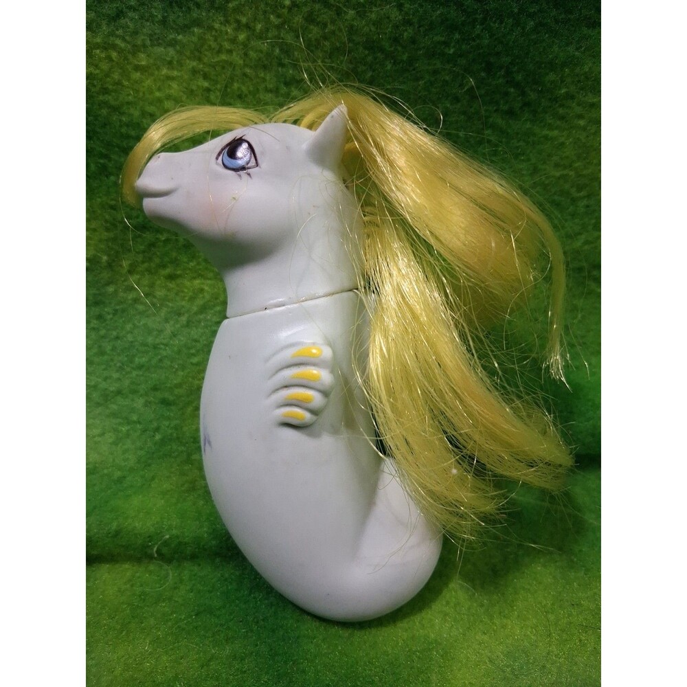 My Little Pony Tiny Bubbles Sea Pony Light Blue With Yellow Brushable Mane